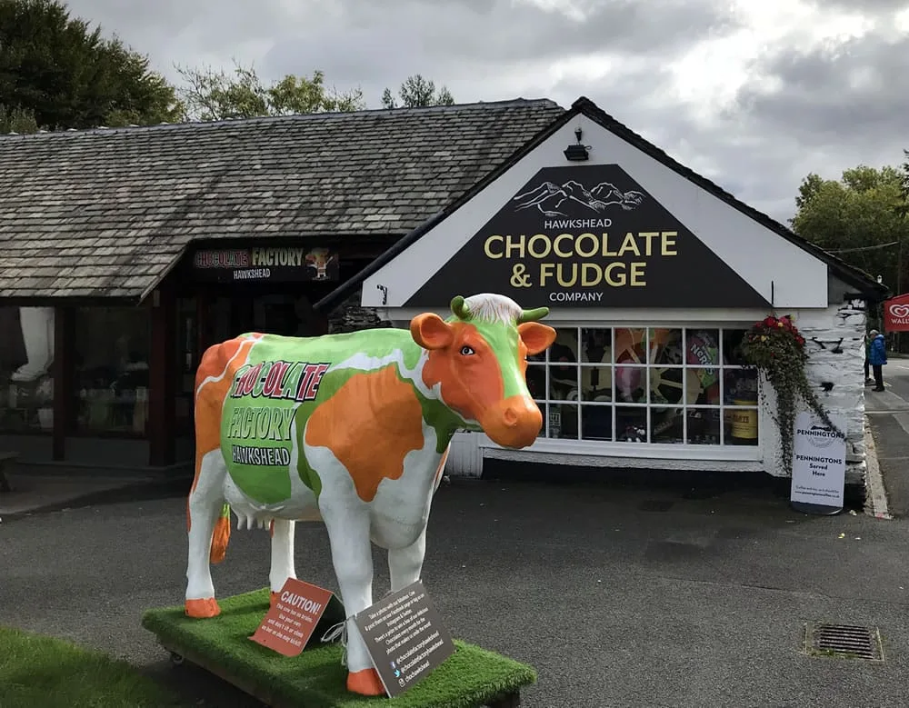 The Chocolate Factory Hawkshead from the street