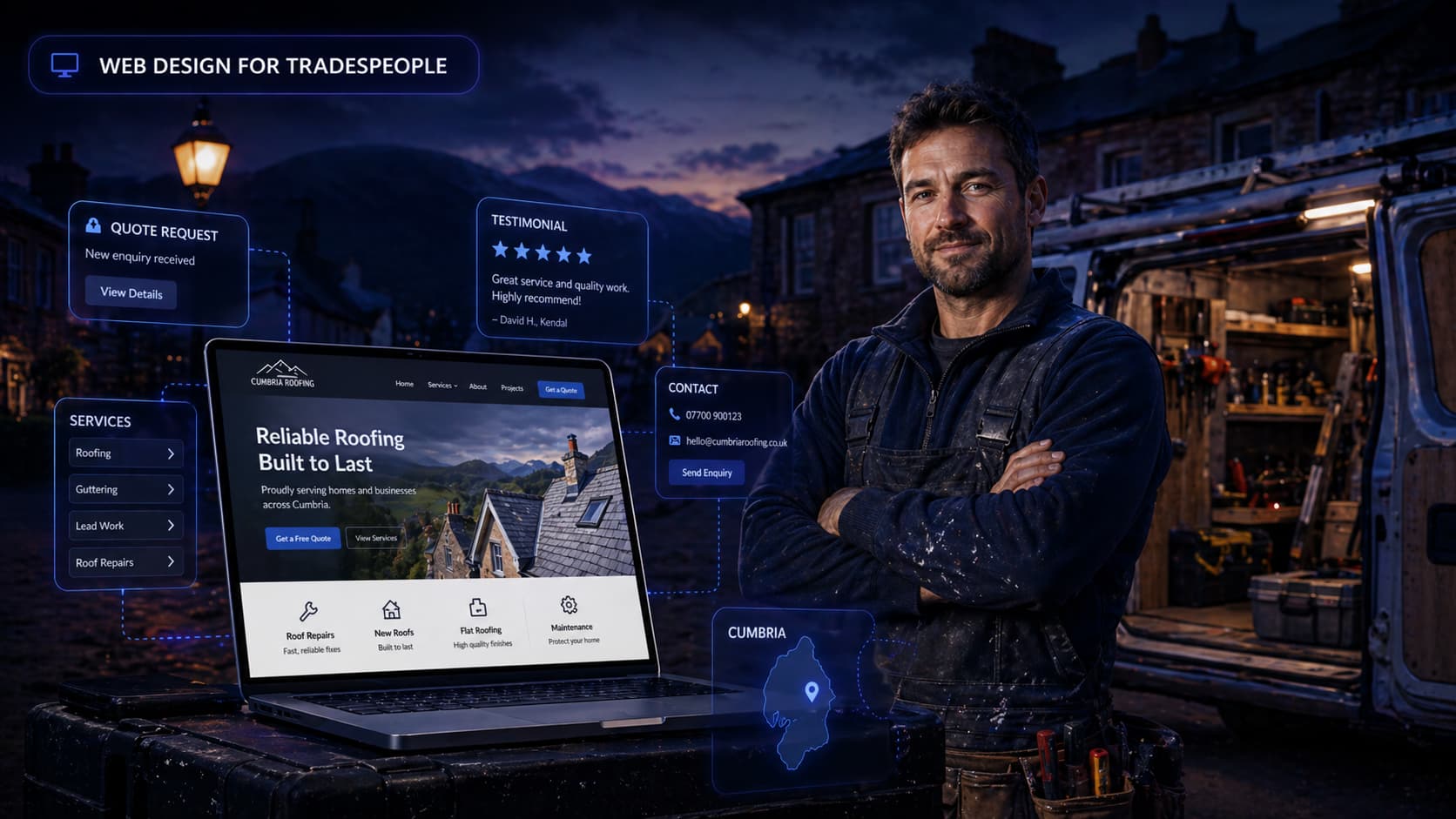 Web Design for Trades Businesses in Cumbria: What You Actually Need